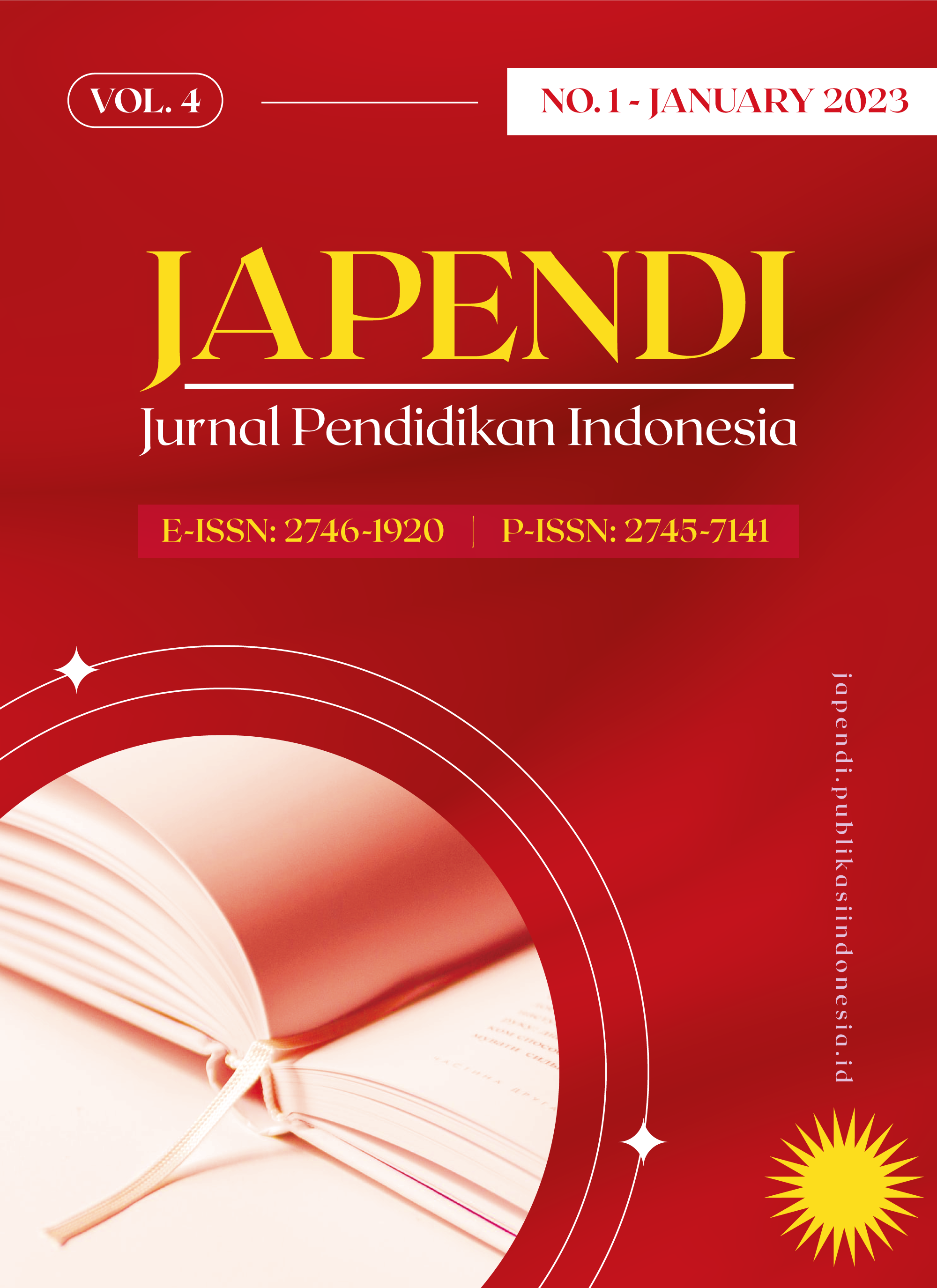 					View Vol. 4 No. 01 (2023):  Jurnal Pendidikan Indonesia (Japendi)
				